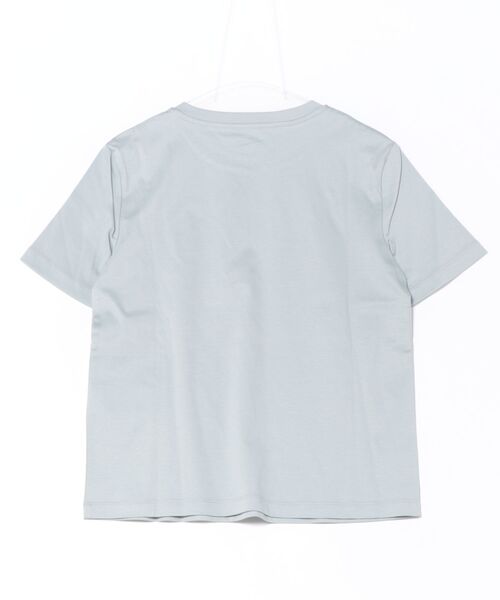 Max Mara(マックスマーラ)の「【S】【it】【MM By Max Mara】ワンポイント刺繍T(Tシャツ/カットソー・レディース・グレー/ホワイト・SMALL)」の3枚目の写真