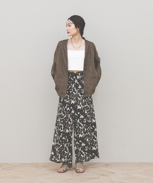 GLOBAL WORK(グローバルワーク)の「Fffit エフィット/カップ付きキャミショート/625138(キャミソール・レディース・ダークブラウン/オフホワイト/ブラック・X-LARGE/LARGE/SMALL/MEDIUM)」の10枚目の写真