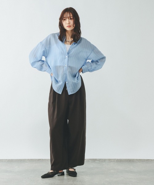 GLOBAL WORK(グローバルワーク)の「Fffit エフィット/カップ付きキャミショート/625138(キャミソール・レディース・ダークブラウン/オフホワイト/ブラック・X-LARGE/LARGE/SMALL/MEDIUM)」の15枚目の写真