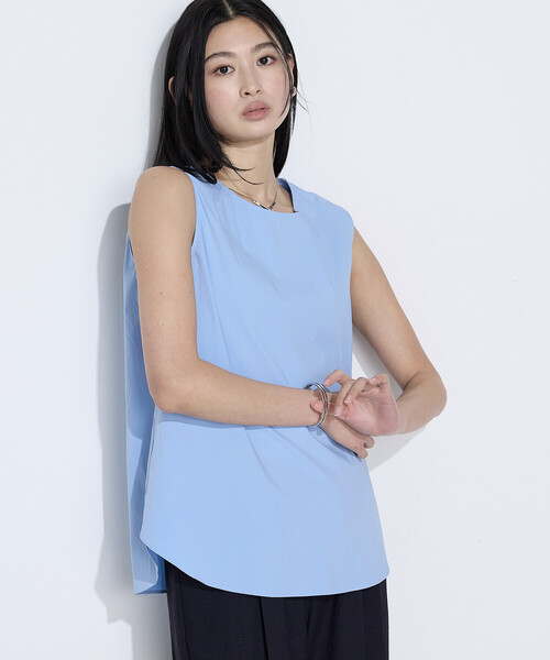 COMME CA（コムサ）の「トリアセスラブストレッチ アンサンブルプルオーバー（Tシャツ/カットソー・レディース・キナリ/ネイビー・11号/9号）」の16枚目の写真