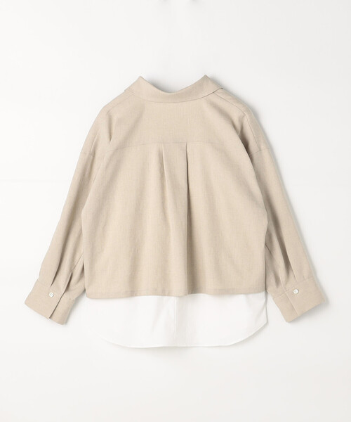 COMME CA（コムサ）の「トリアセスラブストレッチ アンサンブルプルオーバー（Tシャツ/カットソー・レディース・キナリ/ネイビー・11号/9号）」の19枚目の写真