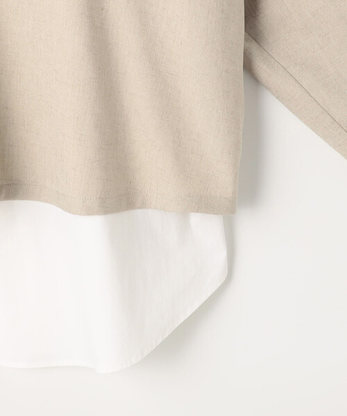 COMME CA（コムサ）の「トリアセスラブストレッチ アンサンブルプルオーバー（Tシャツ/カットソー・レディース・キナリ/ネイビー・11号/9号）」の22枚目の写真