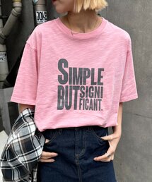 CIAOPANIC TYPY（チャオパニックティピー）の「【UNISEX】【プラスサイズあり】スラブ天竺ピグメントロゴTEE（Tシャツ/カットソー）」