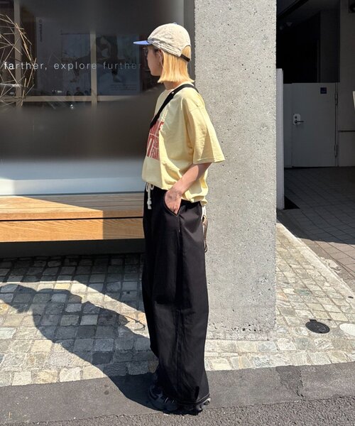 CIAOPANIC TYPY（チャオパニックティピー）の「【UNISEX】【プラスサイズあり】スラブ天竺ピグメントロゴTEE（Tシャツ/カットソー・メンズ・ブラウン/ホワイト/ブラック/イエロー/ブラック系その他/ブルー/ピンク・LARGE/MEDIUM/XX-LARGE）」の11枚目の写真