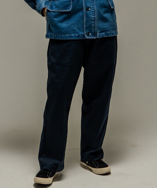 430（フォーサーティ）の「mp14910-  DF BT-W CHINO ワイドチノパンツ(26-092)（チノパンツ・メンズ・ヘザーグレー/チャコールグレー/ブラック/ベージュ/ネイビー・XL/L/M）」の22枚目の写真