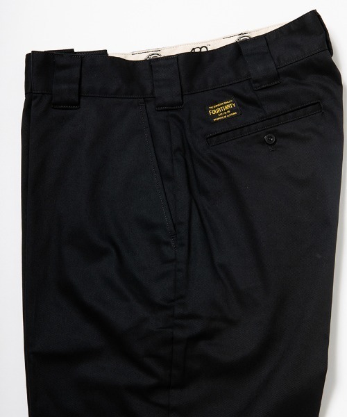 430（フォーサーティ）の「mp14910-  DF BT-W CHINO ワイドチノパンツ(26-092)（チノパンツ・メンズ・ヘザーグレー/チャコールグレー/ブラック/ベージュ/ネイビー・XL/L/M）」の15枚目の写真
