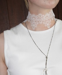 chuclla（チュクラ）の「レースチョーカー cha26s023（ネックレス）」