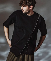 mt10454- レイヤードZIP BIG-T Tシャツ(858006-453T)