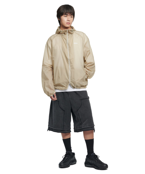 NOMANUAL（NOMANUAL）の「DUNE LIGHT NYLON JACKET - BEIGE（ナイロンジャケット・レディース・その他・MEDIUM/LARGE/SMALL）」の4枚目の写真