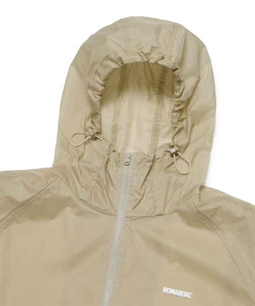 NOMANUAL（NOMANUAL）の「DUNE LIGHT NYLON JACKET - BEIGE（ナイロンジャケット・レディース・その他・MEDIUM/LARGE/SMALL）」の5枚目の写真