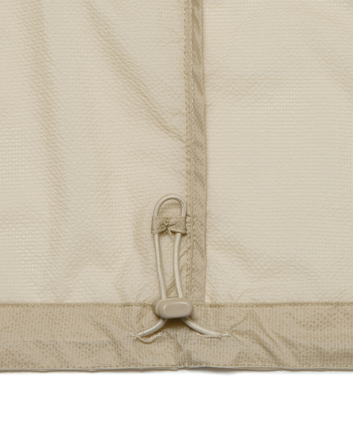 NOMANUAL（NOMANUAL）の「DUNE LIGHT NYLON JACKET - BEIGE（ナイロンジャケット・レディース・その他・MEDIUM/LARGE/SMALL）」の10枚目の写真