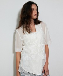 LE CIEL BLEU | レースキャミトップ / Lace Cami Top(シャツ/ブラウス)