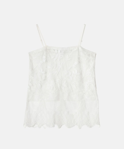 LE CIEL BLEU（ルシェルブルー）の「レースキャミトップ / Lace Cami Top（シャツ/ブラウス・レディース・オフホワイト・36）」の10枚目の写真