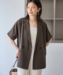 MEDI LINE LACE DOUBLE JACKET（テーラードジャケット）｜Ameri