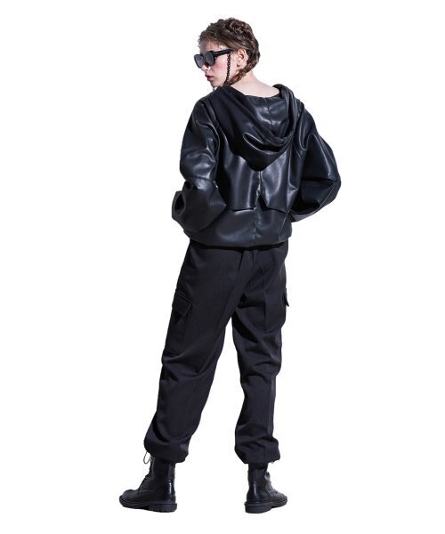 GREEDILOUS（グリディアス）の「ブラックジョガーパンツ（その他パンツ・レディース・その他・S/M/L/XS）」の3枚目の写真