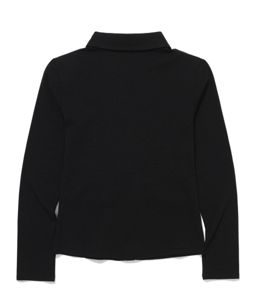 MOAA（モア）の「Gathered Form Shirt (BLACK)（シャツ/ブラウス・レディース・その他・SMALL/MEDIUM）」の4枚目の写真