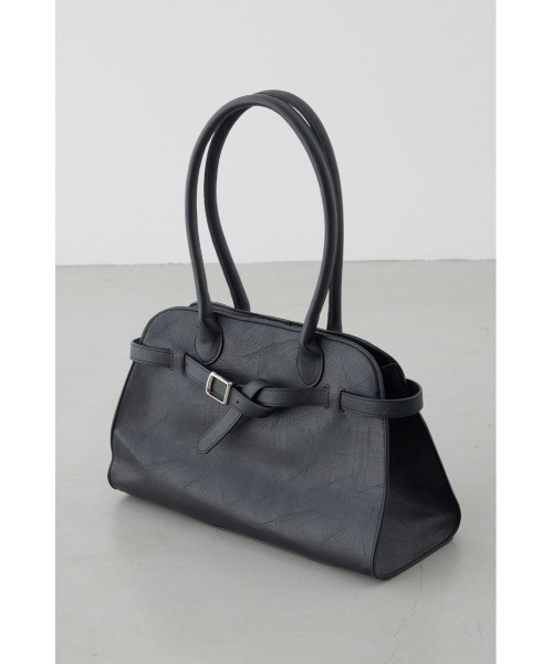 AZUL by moussy（アズールバイマウジー）の「メタルパーツベルトハンドバッグ（ハンドバッグ・レディース・キャメル/ブラック・FREE）」の7枚目の写真