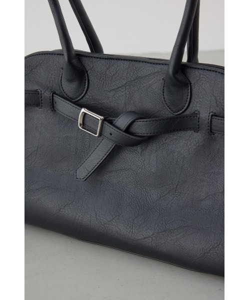 AZUL by moussy（アズールバイマウジー）の「メタルパーツベルトハンドバッグ（ハンドバッグ・レディース・キャメル/ブラック・FREE）」の11枚目の写真