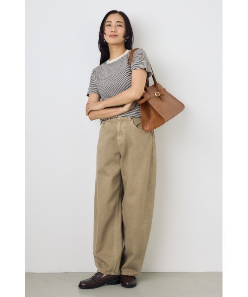 AZUL by moussy（アズールバイマウジー）の「メタルパーツベルトハンドバッグ（ハンドバッグ・レディース・キャメル/ブラック・FREE）」の17枚目の写真