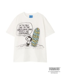 TRIPPY ART(トリッピーアート）SNOOPY ON THE BEACH 3D TEE