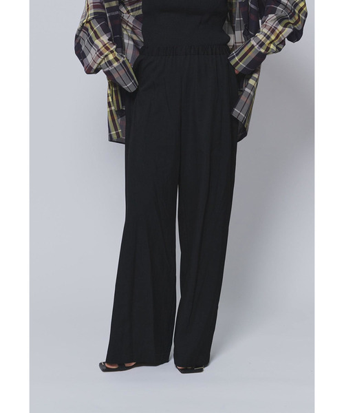 1er Arrondissement(プルミエアロンディスモン)の「テンセルツイルイージーパンツ(その他パンツ・レディース・ブラック系その他3/ブラウン系その他5・38/36)」の2枚目の写真