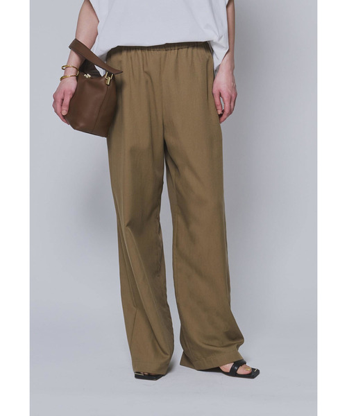 1er Arrondissement(プルミエアロンディスモン)の「テンセルツイルイージーパンツ(その他パンツ・レディース・ブラック系その他3/ブラウン系その他5・38/36)」の1枚目の写真