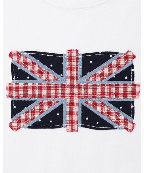 Cavish(カビシ)の「CAVISH/ユニオンジャックTシャツ(Tシャツ/カットソー・レディース・ネイビー/ホワイト/グレー・SMALL)」の8枚目の写真