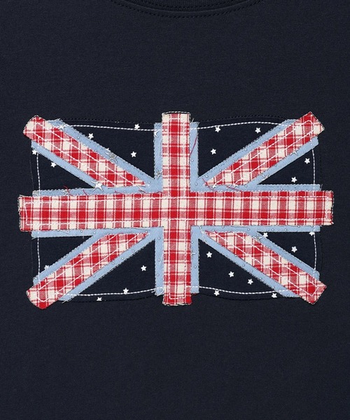 Cavish(カビシ)の「CAVISH/ユニオンジャックTシャツ(Tシャツ/カットソー・レディース・ネイビー/ホワイト/グレー・SMALL)」の13枚目の写真