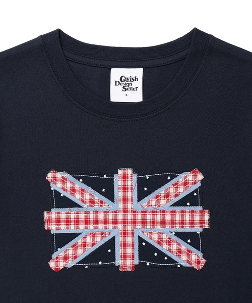 Cavish(カビシ)の「CAVISH/ユニオンジャックTシャツ(Tシャツ/カットソー・レディース・ネイビー/ホワイト/グレー・SMALL)」の11枚目の写真