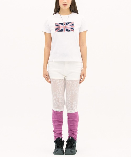 Cavish(カビシ)の「CAVISH/ユニオンジャックTシャツ(Tシャツ/カットソー・レディース・ネイビー/ホワイト/グレー・SMALL)」の18枚目の写真