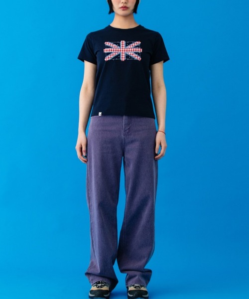 Cavish(カビシ)の「CAVISH/ユニオンジャックTシャツ(Tシャツ/カットソー・レディース・ネイビー/ホワイト/グレー・SMALL)」の20枚目の写真