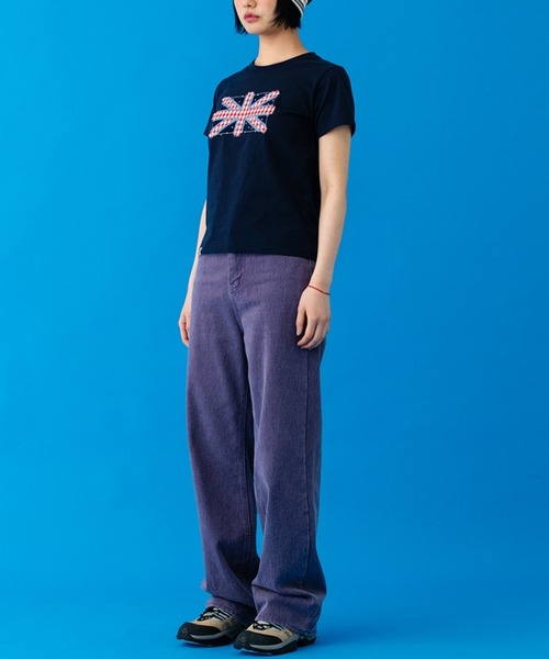 Cavish(カビシ)の「CAVISH/ユニオンジャックTシャツ(Tシャツ/カットソー・レディース・ネイビー/ホワイト/グレー・SMALL)」の19枚目の写真