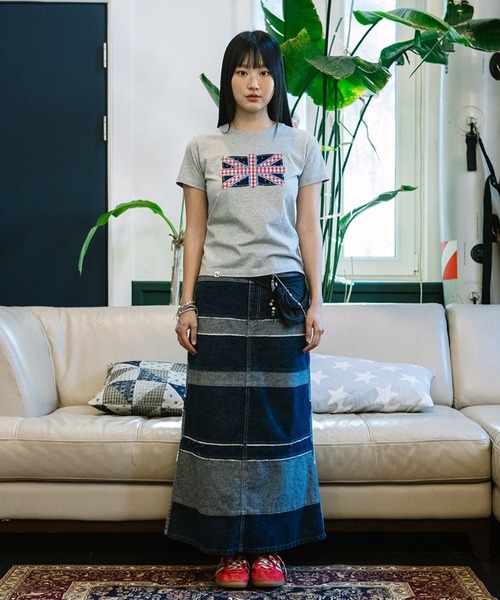 Cavish(カビシ)の「CAVISH/ユニオンジャックTシャツ(Tシャツ/カットソー・レディース・ネイビー/ホワイト/グレー・SMALL)」の21枚目の写真