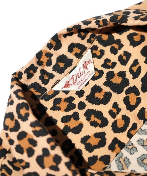 DEL MAR sportswear(デルマースポーツウェア)の「DEL MAR sportswear / デルマースポーツウエアー 60S BOWLING SHIRT ボーリングシャツ(シャツ/ブラウス・メンズ・ブラック/レオパード・MEDIUM/SMALL/LARGE)」の7枚目の写真
