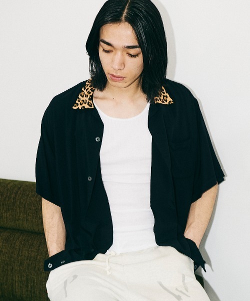 DEL MAR sportswear(デルマースポーツウェア)の「DEL MAR sportswear / デルマースポーツウエアー 60S BOWLING SHIRT ボーリングシャツ(シャツ/ブラウス・メンズ・ブラック/レオパード・MEDIUM/SMALL/LARGE)」の17枚目の写真