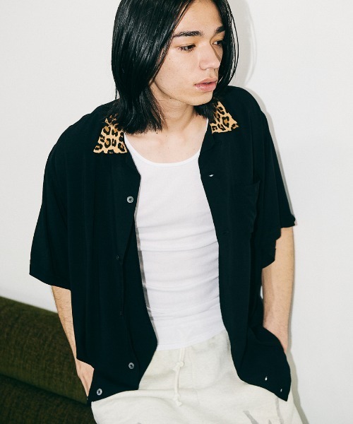 DEL MAR sportswear(デルマースポーツウェア)の「DEL MAR sportswear / デルマースポーツウエアー 60S BOWLING SHIRT ボーリングシャツ(シャツ/ブラウス・メンズ・ブラック/レオパード・MEDIUM/SMALL/LARGE)」の18枚目の写真