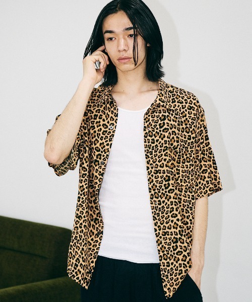 DEL MAR sportswear(デルマースポーツウェア)の「DEL MAR sportswear / デルマースポーツウエアー 60S BOWLING SHIRT ボーリングシャツ(シャツ/ブラウス・メンズ・ブラック/レオパード・MEDIUM/SMALL/LARGE)」の19枚目の写真
