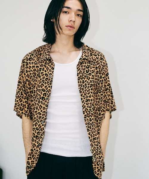 DEL MAR sportswear(デルマースポーツウェア)の「DEL MAR sportswear / デルマースポーツウエアー 60S BOWLING SHIRT ボーリングシャツ(シャツ/ブラウス・メンズ・ブラック/レオパード・MEDIUM/SMALL/LARGE)」の20枚目の写真