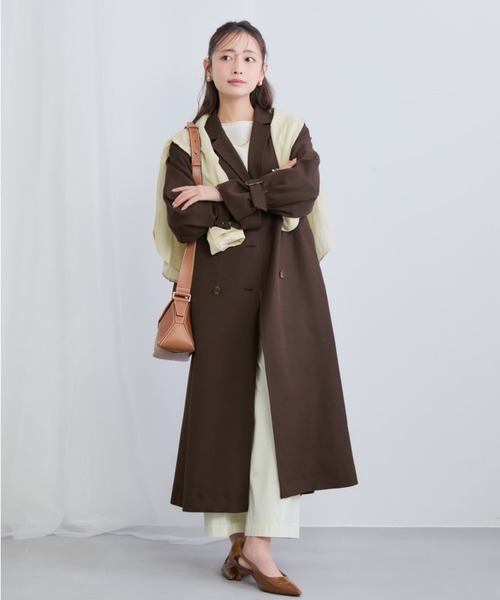 COHINA(コヒナ)の「サイドベルトワークパンツ 【低身長・小柄女性】(カーゴパンツ・レディース・ホワイト/カーキ・XS-Short/S-Short/XS-Regular/S-Regular)」の4枚目の写真