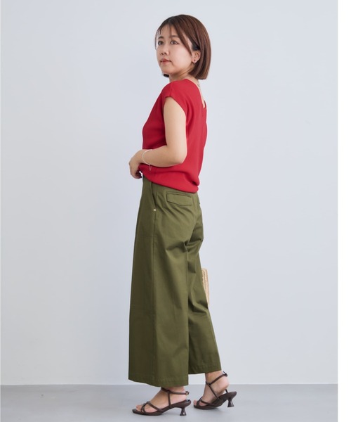 COHINA(コヒナ)の「サイドベルトワークパンツ 【低身長・小柄女性】(カーゴパンツ・レディース・ホワイト/カーキ・XS-Short/S-Short/XS-Regular/S-Regular)」の21枚目の写真