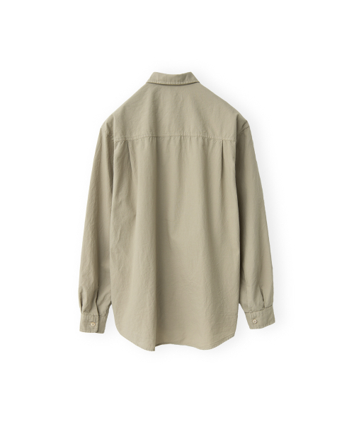 BROWNYARD（ブラウンヤード）の「ウォッシュドシャツ、ベージュ（シャツ/ブラウス・メンズ・その他・6/5/4/3）」の2枚目の写真
