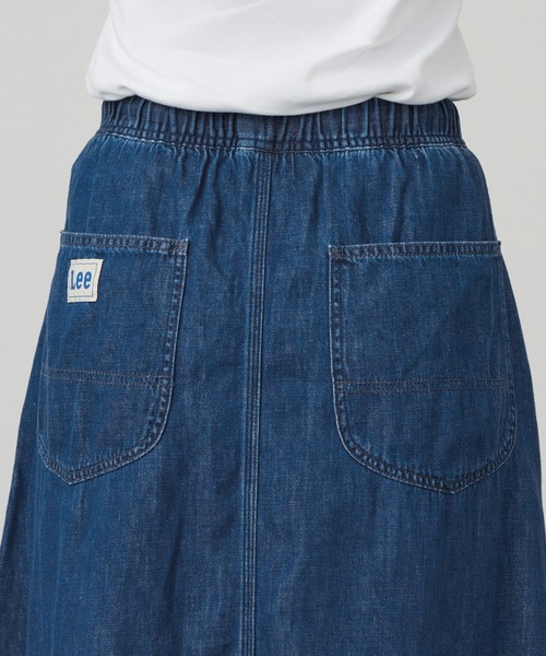 Lee（リー）の「Lee/リー イージーロングスカート（デニムスカート・レディース・ブルー/インディゴブルー/ブラック・SMALL/MEDIUM）」の10枚目の写真
