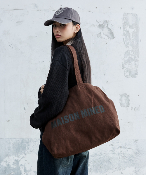 MAISON MINED（メゾンミネド）の「MAISON ECO BAG BROWN（ショルダーバッグ・メンズ・その他・FREE）」の2枚目の写真