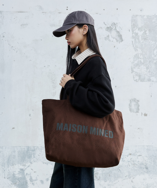 MAISON MINED（メゾンミネド）の「MAISON ECO BAG BROWN（ショルダーバッグ・メンズ・その他・FREE）」の3枚目の写真