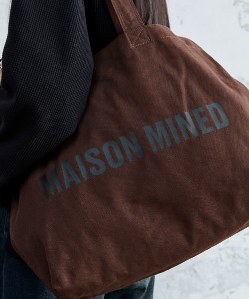 MAISON MINED（メゾンミネド）の「MAISON ECO BAG BROWN（ショルダーバッグ・メンズ・その他・FREE）」の5枚目の写真