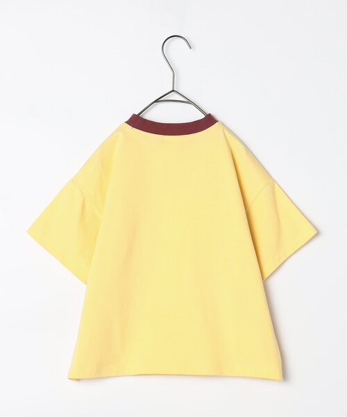 p.premier(ピードットプルミエ)の「元気いっぱいひまわりとリンゴのグラフィック半袖Tシャツ(Tシャツ/カットソー・キッズ・アイボリー/グレー/オフホワイト/ライトイエロー・80/90/100/110/120/130/140)」の16枚目の写真