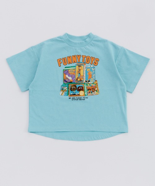 Ocean&Ground(オーシャン&グラウンド)の「Jr.FUNNY TOY'SプリントTシャツ(Tシャツ/カットソー・キッズ・ブラック/ライトブルー/ホワイト・160/150)」の3枚目の写真