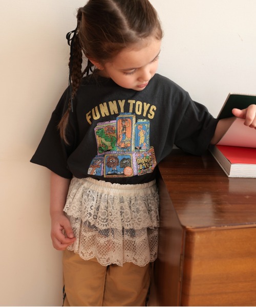 Ocean&Ground(オーシャン&グラウンド)の「Jr.FUNNY TOY'SプリントTシャツ(Tシャツ/カットソー・キッズ・ブラック/ライトブルー/ホワイト・160/150)」の17枚目の写真
