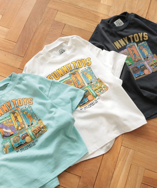 Ocean&Ground(オーシャン&グラウンド)の「Jr.FUNNY TOY'SプリントTシャツ(Tシャツ/カットソー・キッズ・ブラック/ライトブルー/ホワイト・160/150)」の22枚目の写真