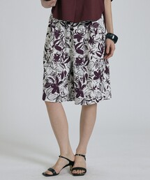 qualite | ボタニカルプリントショートパンツ/春服/夏服(その他パンツ)